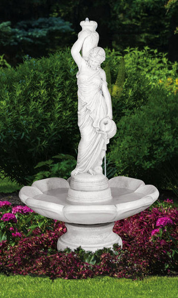 Rebecca At Well Garden Fountain Classic Greek and Roman Decor